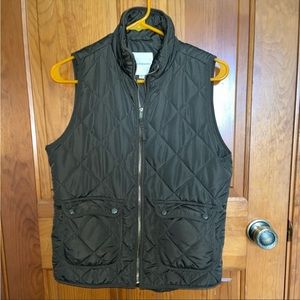 Thread & Supply dark green fall vest